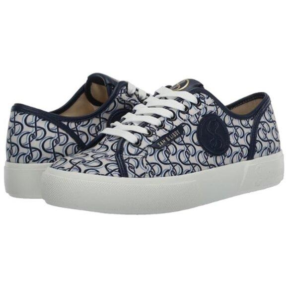 Sam & Libby Women's Dina Lace Up Sneaker Size 9M / 40 EUR Dark Indigo - Picture 7 of 7